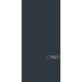 Resim Metallic Grey Mermer Desenli Pvc Duvar Paneli 122*244CM 