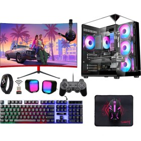 Resim Turbox TX6391 Ryzen 5 5500 32GB 1tb Nvme SSD 8gb RX580 23.8 Curved Monitör Oyun Hazır Sistem 