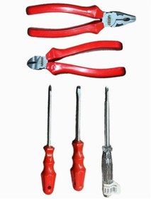 Resim 4A GROUP PROFESYONEL KULLANIMA UYGUN ALET TAKIMI PENSE, KESKİ,KONTROL KALEMİ,DÜZ VE YILDIZ TORNAVİDA 