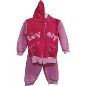 Resim Cebeciticaret Kız Bebek Pembe Alt Üst Takım %100 Pamuklu Pembe-6-9 Ay Pembe 