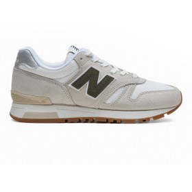 Resim New Balance 565 Kadın Bej Nefti Yeşil Sneaker Günlük Spor Ayakkabı 