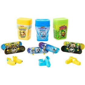 Resim NessiWorld HTP10 Hot Wheels Skate İkili Parmak Kaykay Kutusu (Aromalı Sakız Kutusu Temalı) 