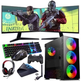 Resim INTEL i3 13100F 16GB 1TB M2 6GB GTX 1660S Çift 24" Mon. (Gaming SET) Rogame