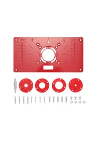 Resim Reedark 4 Halkalı Alüminyum Yönlendirici Tablası - Ahşap İşleme Ve Gravür Makinesi İçin 