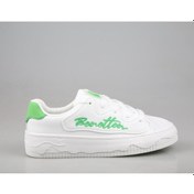 Resim United Colors Of Benetton Bnl-10102 Beyaz Yeşil Unisex Sneakers Beyaz 