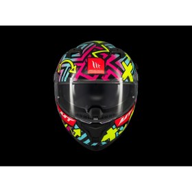 Resim MT Helmets KASK MT BRAKER SV CRAZY TEDDY B7 PARLAK 