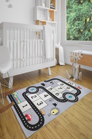 Resim Yürük Home SOFTTEC YUMUŞAK DOKULU YRKÇ2 Modeli Lastikli Çocuk Oyun Halı Örtüsü 