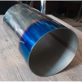 Resim 100 LÜK YARIM YANIK PASLANMAZ KROM EGZOZ UCU 