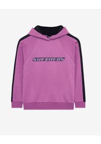 Resim Skechers G 2xı-lock Hoodie Sweatshirt Büyük Kız Çocuk Mor Sk242055-499 Mor 