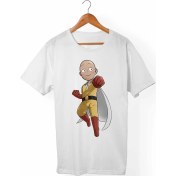 Resim Muggkuppa One-Punch Man Çocuk Beyaz T-Shirt 
