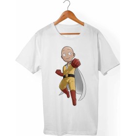 Resim Muggkuppa One-Punch Man Çocuk Beyaz T-Shirt 