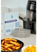 Resim Philips Air Fryer Xxl Uyumlu Üç Katlı Fritöz Izgarası Paslanmaz Ç 