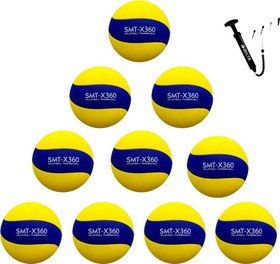 Resim Summit Smt-X360 Deri Voleybol Topu Sert Zemine Ve Okullara Uygun Top Pompası Hediyeli (10 Adet) 