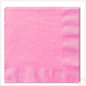 Resim Peçete, Pembe - 30 X 30 Cm - 20 Adet 