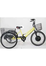 Resim Dorello Elektrikli 3 Tekerlek Bisiklet Özel Üretim Cargo Bisikleti Yük Taşıma Bisikleti 