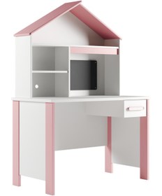 Resim Meltem Smart Cozy Pembe Çocuk Odası Çalışma Masası 