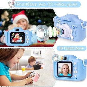 Resim Çocuk Dijital Fotoğraf Makinası 20 Mp Video Kaydedici 2.0 Inç Çift Kameralı 
