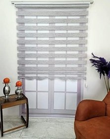 Resim BBB Bambu Gri Stor Zebra Perde MZ495 110x200 