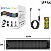 Resim Teknotopia LED Matrix Panel 37CM Dijital Ekranlı Kumandalı App Uygulamalı Tabela, Araba, Motor, Kamyon, Tır 