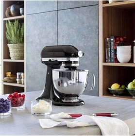 Resim KitchenAid Artisan Stand Mikser 4,8 L - Onyx Black - 5KSM125EOB 