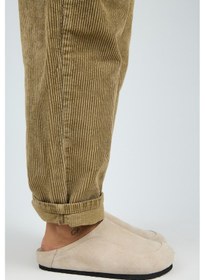 Resim Wind Kadın Hakiki Deri Düz Sabo Terlik-10495 Bej 