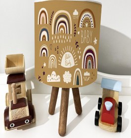 Resim dekomingo HARDAL DİNAZOR VE GÖKKUŞAĞI BEBEK VE ÇOCUK ODASI 