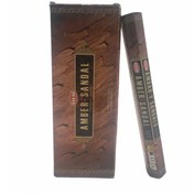 Resim Hem Amber Sandal Aromalı Çubuk Tütsü 