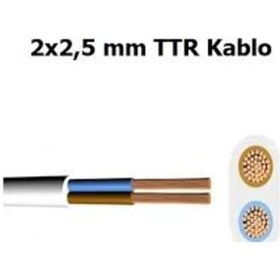 Resim Çarkıt Cmk Cable 2X2,5 Ttr Çok Telli Kablo Tam Kesit %100 Bakır 