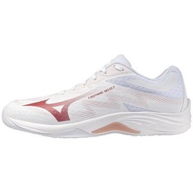 Resim Mizuno Lightning Select Kadın Voleybol Ayakkabısı Beyaz / Kırmızı Çok Renkli 