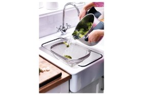 Resim Feyza Design Çok Amaçlı Ayarlanabilir Lavabo Süzgeci, Pratik ve Şık Tasarım 