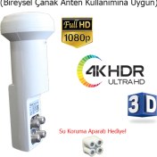 Resim Atlanta Platinum Quad Dörtlü Dört Çıkışlı LNB (Full HD/4K) 