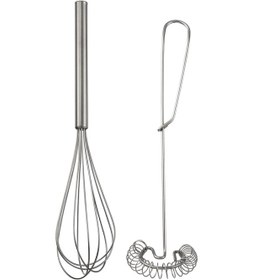 Resim Idealısk Çırpıcı Paslanmaz Çelik Çırpıcı Set 2'li Gri 