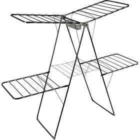 Resim UltraNova Çamaşır Kurutmalık Askısı Borulu Model 233, Siyah, Metal, TR 