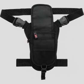 Resim Canaris Taktikal Motosiklet Bel ve Bacak Çantası Özel Bölmeli Su Geçirmez 1900D Kumaş 4 Bölmeli Siyah 