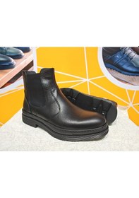 Resim Dr. Relax Dr.relax Hakiki Deri Kaymaz Kauçuk Taban Lastikli Erkek Kışlık Bot Siyah 