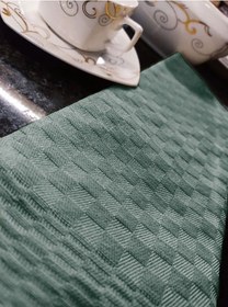 Resim 2 Adet Yeşil, 40x60cm Ekose Desen, Alman Peçetesi, Mutfak Havlusu, Kurulama Havlusu, Mutfak Havlusu Çok Renkli 