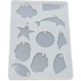 Resim Epoksi Silikon Kalıp Onlu Kalıp Balık ve Yıldızlı 15X10.5 Cm E294 