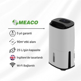 Resim Meaco Dry Arete Two 25l Nem Alma Ve Hava Temizleme Cihazı 