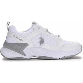 Resim U.s. Polo Assn. Maybe 5fpr Ortopedik Spor Ayakkabısı Yeni Sezon Ürünü Beyaz Beyaz 