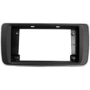 Resim Synodicmonth 9 İnçlik Araç Radyo Çerçeve Ön Panel Adaptörü Kod Çözücü Android Radyo Gösterge Paneli Montaj Kiti Nissan Leaf 2018+ Lhd İçin 