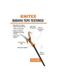 Resim Ktx-2785 Tepe Budama Testeresi Uzun Saplı Ağaç Dal Kesme & Budama Testeresi 