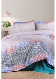 Resim Aytunç Sema %100 Pamuklu Tek Kişilik Nevresim Takımı 160x220 Cm Desenli 