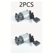 Resim 2 Adet Mekanik Güç Motoru, ABS Malzeme, MOC Dönüşüm Seti Aksesuarları İçin 2L Motor Dahil 