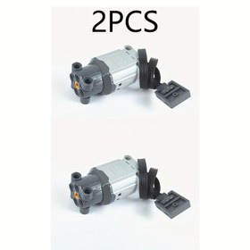 Resim 2 Adet Mekanik Güç Motoru, ABS Malzeme, MOC Dönüşüm Seti Aksesuarları İçin 2L Motor Dahil 