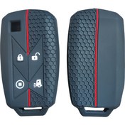 Resim For Renault T Serisi Kamyon Uzaktan Kumanda Kılıfı - Dayanıklı Silikon Kabuk, Çoklu Düğme Düzeni, Siyah Kırmızı Dikişli, Çeşitli Modellerle Uyumlu, Araba Uzaktan Kumanda Kılıfı | Şık Silikon Kabuk | Dayanıklı Silikon Kılıf 