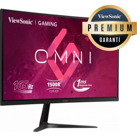 Resim Viewsonic 27 VX2718-2KPC-MHD Qhd 1ms 165HZ HDMI Curved Monitör 