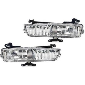 Resim Accent 2006-2010 Gündüz Farları İçin Araba Farları Ön Tampon Sis 