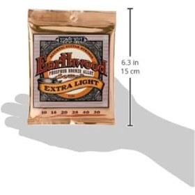 Resim AyrStore Earthwood Extra Hafif Fosfor Bronz Akustik Gitar Telleri - 10-50 Kalınlık 