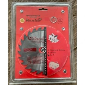Resim Kenito 150MM Elmas Testere Ahşap Mdf Sunta Kesici Göbek 16-20MM 