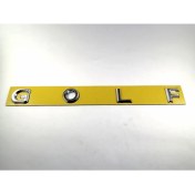 Resim Behin Dizayn VOLKSWAGEN UYUMLU Golf Bagaj Yazısı Yeni Model 230mm-23mm 